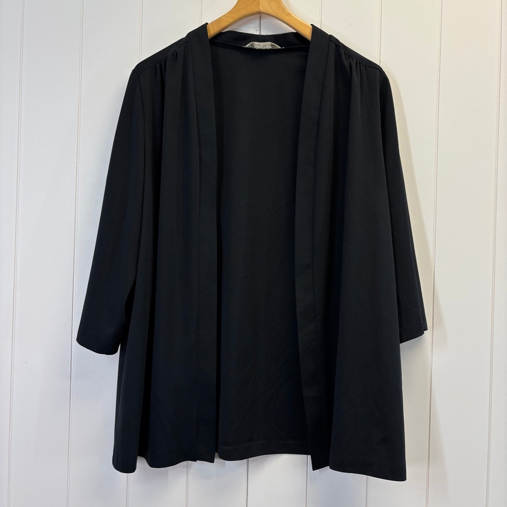 Vintage Edith Martin California Women Old Money Classic Open Cardigan Size L